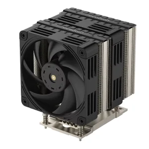 COOLSERVER New SP5 COOLSERVER CPU Server Radiator 4U Tower Dual Fan 6 Heat Pipe Silent Air Cooling