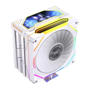 CPU Air Cooler Colored Light PWM Fan Heatsink Radiator for LGA1700 1200 115X 1366 AM5 AM4 AM3