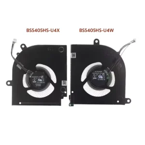 CPU GPU Cooling Fans for MSI Stealth 15M A11 A11SEK A11UEK A11SDK BS5405HS-U4W BS5405HS-U4X Notebook PC Fan Cooler Radiator