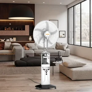 CTL CF046R 2L Water Tank Rechargeable Solar Fan Powerful AC DC Domestic Outdoor Standing Electric Cooling Fan for Car Plastic
