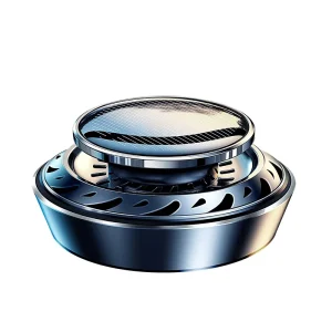 Car Air Freshener Solid Solar Power Spin Fan Car Aromatherapy Fragrance Diffuser Ornament for Vehicle