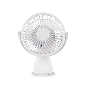 Car Clip Fan Rechargeable 2 Wind Speed Cooling Fan Small Clip Fan