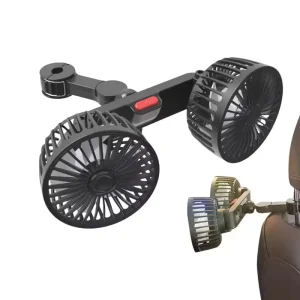 Car Cooling Fan Dual Head USB Mini Fan
