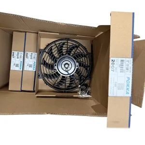Car Radiator Fan 12V 80W Cooling System Replacement Part High Airflow Low Power Consumption for Automotive Workshop