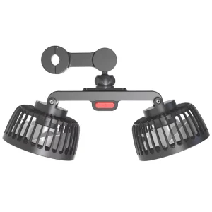 Car Rear Seat USB Powered Car Cooling Fan Powerful 3 Speed 5V Air Circulation Fan with Adjustable Clip for Vehicles SUV RV JEEP