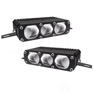Car Spotlights With Fan Led Grille Lights 80W Fog Light External Auxiliary Lights Off road Vehicle Truck White TT8L