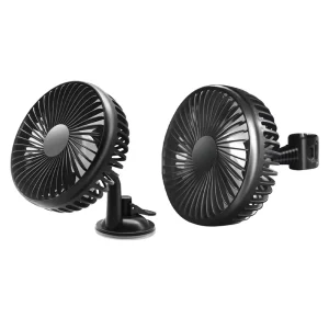 Car Vent USB Fan Strong Winds 3 Speeds 360 Rotation Air Circulating Mini Fan for Car Cooling