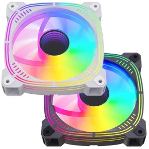 Case Cooler Fan NEW Design Fan With 6Pin Infinite Mirror Design RGB Computer 120mm Cooling Radiator Fan