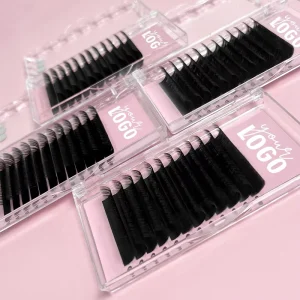Cashmere Lash Extension Trays Custom Boxes with logo Packaging Lash Supplies Eyelash Dryer Fan