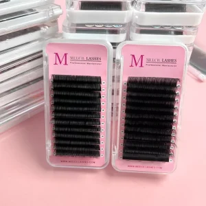 Cashmere Lash Lash Trays with Loose Root and Easy Fans Supplier Cashmere Eyelash Extension
