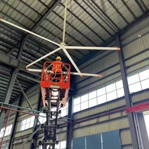Ceiling Cooling System Exhaust Fan HVLS Industrial Ceiling Air Fan for Large Warehouse and Factory