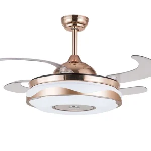 Ceiling Decoration Modern Led Ceiling Fan Energy Saving Remote Control Ceiling Fan with Light