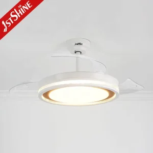 Ceiling Fan Modern Folding Blade 6 Speeds Control Dimmable Led Light Fandelier Ceiling Fan with Light