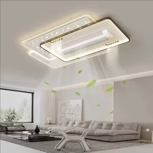 Ceiling Fan With Light Moderne Salon Home Lighting Modern Bladeless Ceiling Fan Led Ceiling Lamp Modern for Living Room Light