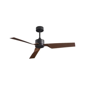 Ceiling Fan Without Lights Flush Mount Remote Control ABS Blades Modern Outdoor Ceiling Fans No Light for Bedroom