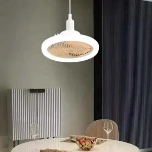 Ceiling Fan with Remote Control and Light LED Lamp Fan Converter Smart Silent for Bedroom Living Room