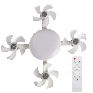 Ceiling Led Fan Light Dimming Fan Bulb Drone Energy saving Decorative Home Remote Control Modern Led Air Cooling Ceiling Fan