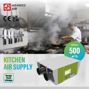 Ceiling Mounted Automatically Exhaust Fan Kitchen Air Supply Fan Ventilator