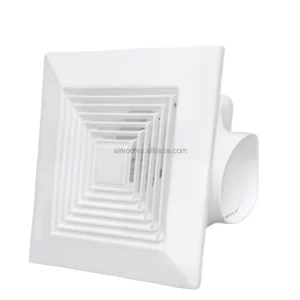 Ceiling Mounted Duct Exhaust Fan 220-240V Two Ball Bearing White Silent Bathroom Kitchen Ventilator Home Vent Fan
