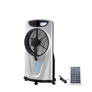 ChangRong Multi-function High Power Rechargeable Water Mist Fan Cooling Air With Remote Control and 9pcs LED Night Light