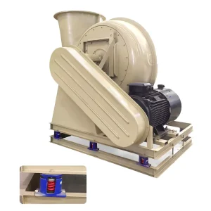 Chemical Resistant High Pressure Centrifugal Blower Stainless Steel for Electroplating Printing Dyeing Factory Ventilation