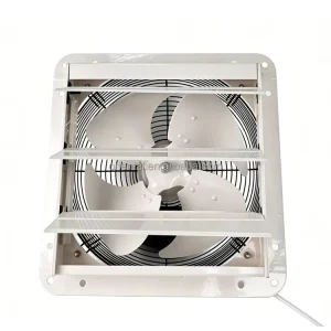 Chicken Coop Industrial Exhaust Fan Wall Mounted Powerful Ventilation Industrial with Shutter and Back Grill Exhaust Fan