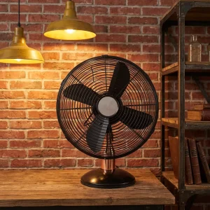 China Factory Electric 12 Inch Metal Desk Table Fan 3 Speed for Hotel Use