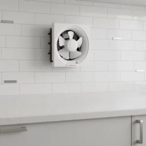 China Factory Supplier Electric Low Noise Fresh Air Wall Mounted Full Plastic Exhaust Fan OEM ODM Copper Motor for Kitchen
