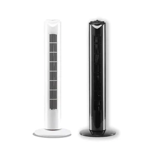 China Intelligent 45W 2 Hour Timer Indoor 220V Electric Smart Tower Fan Noiseless Oscillating Air Cooling Digital Plastic