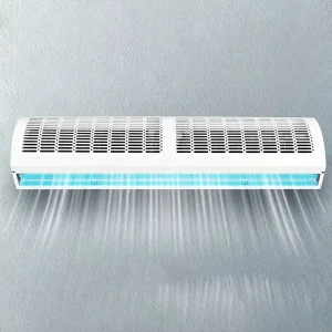 China Manufacture New 600 2000mm 11m S Cross flow Air Curtain for Restaurant Industries with Motor Core Component