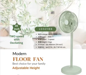 Chinese Manufacturing Cooling Foldable Standing Pedestal Fan