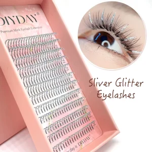 Christmas Volume Individual Premade Volume Fans Color Cluster Lashes