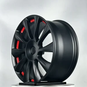 Chrome Fan Forged Alloy Wheels 17 Inch 5×100 5×112 5×114.3 5×120 for Tesla Model X Model S Performance