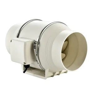 Circular Inline Duct Axial Exhaust Fan 315mm 12″ Plastic Electric OEM ODM Custom 1700CFM High Airflow Ball Bearing Extractor Fan