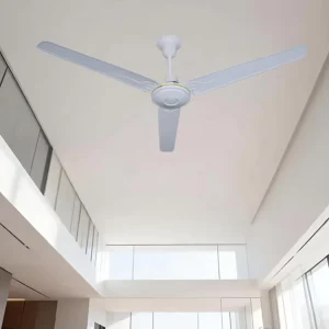 Classic 56-inch AC Electric Metal Ceiling Fan Three-Blade Design Durable High Airflow Ceiling Fan for Project