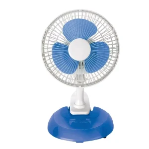 Clip on Cooler Air Cooling Fan for Bed Golf Cart Office Blue Portable Mini Personal 3 Speed Mechanical Oscillating Clip Fan