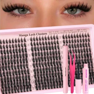Cluster Lashes Private Label Diy Lash Extensions Kit Natural Fan Eyelashes Individual Natural Long Lash Cluster
