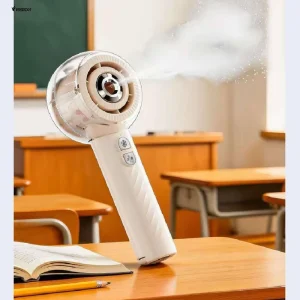 Cold hand portable rechargeable high speed fan hanging strap multi functional adjustable mini fan
