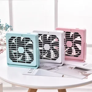Colorful 6 Inch USB Fold Desktop Table Fan Mini Office Household Portable Air Cooling Portable Box Fan