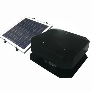 Commercial 120W Solar Attic Fan Special Designed Brushless DC Motor Max 6618 CFM for Warehouse Factory Ventilation
