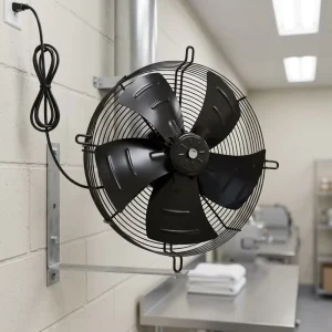 Commercial 400mm Metal Axial Exhaust Fan 16 Inch Cooling Fan for Grocery Laundry