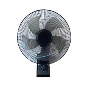 Commercial Black Rechargeable Wall Fan AC DC Eco friendly Wall Fan Hotel Guest Room PP Metal Fan
