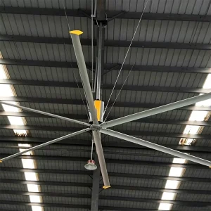 Commercial Energy Saving HVLS Ceiling Fans with Excellent Ventilation and Circulation Ready to Ship