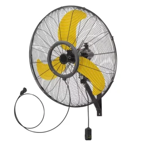 Commercial Industrial Metal Ventilation Wall Mounted Fan Remote Mechanical Oscillation Tilt 3-Speed Electric High Velocity