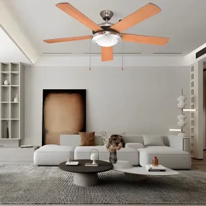 Commercial Low Noise Customized AC Motor Ceiling Fans Modern Chandelier Ceiling Fan With Light