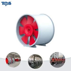 Commercial Low-Noise High-Air-Volume Axial Mixed-Flow Circular Duct Fan