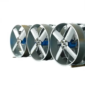 Compact Direct Drive Axial Flow Industrial Cooling Fan for Wind Turbine Generator Cabin Heat Dissipation