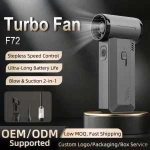 Compressed Air Blowers Cordless Leaf Handheld Blowers Fan Violent Turbo Fan Snow Blower Cleanable Cooling Equipment