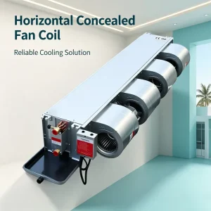 Concealed Fan Coil Unit Chilled Water Slim for Hotel School Office Apartment CE