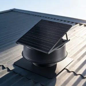 Container Home Attic Solar Panel Powered Industrial Air Roof Exhaust Fan Outdoor Ventilation DC Solar Extrac Air Vent Fan